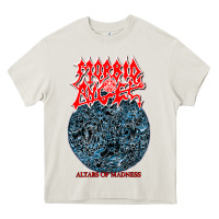 Cream Morbid Angel - Altars of Madness Old School US Death Metal Heavy Core Tee - Craftify