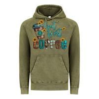 Vintage Olive but first coffee Vintage Hoodie - Artiststas