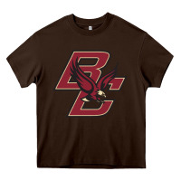 Chocolate Brown boston college Heavy Core Tee - Craftify