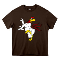 Chocolate Brown foghorn leghorn looney Heavy Core Tee - Craftify