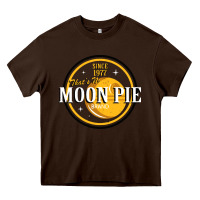 Chocolate Brown moon pie Heavy Core Tee - Craftify