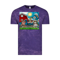 Cloud Purple happy easter Vintage Tee - CowhideDigitalArt