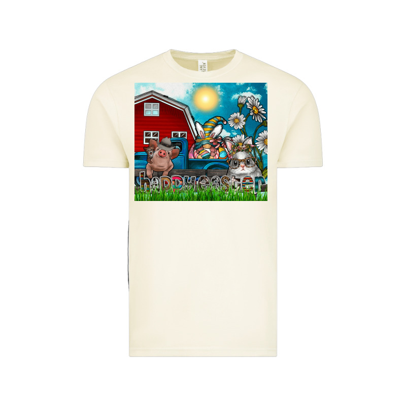 Happy Easter Vintage Tee by CowhideDigitalArt | Teevron