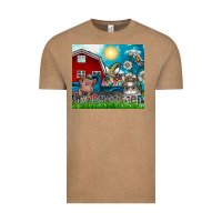 Vintage Coffee happy easter Vintage Tee - CowhideDigitalArt