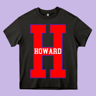 Howard Letter Heavy Core Tee Designed By Craftify