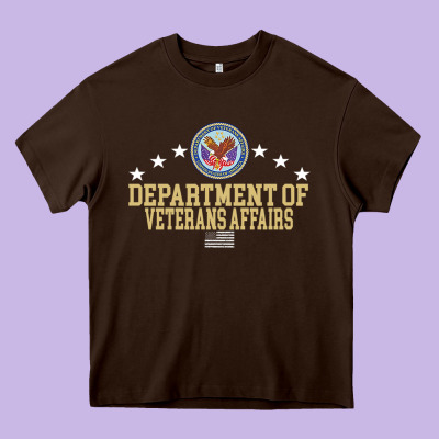 Department Of Veterans Affairs Heavy Core Tee Designed By Craftify
