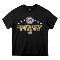 Black department of veterans affairs Heavy Core Tee - Craftify