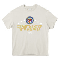 Cream department of veterans affairs Heavy Core Tee - Craftify