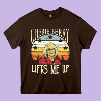Cherie Berry Lifts Me Up Heavy Core Tee Designed By Craftify