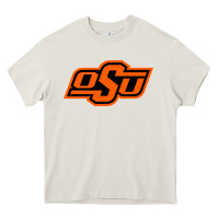 Cream Oklahoma St University Heavy Core Tee - Craftify