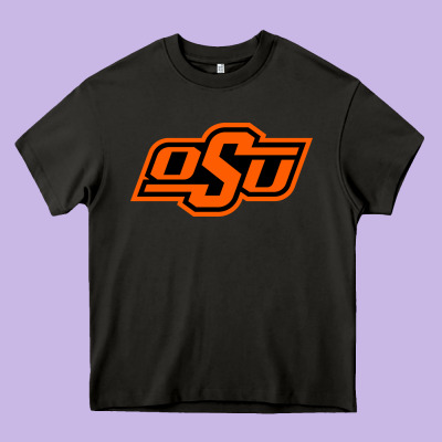 Oklahoma St University Heavy Core Tee Designed By Craftify