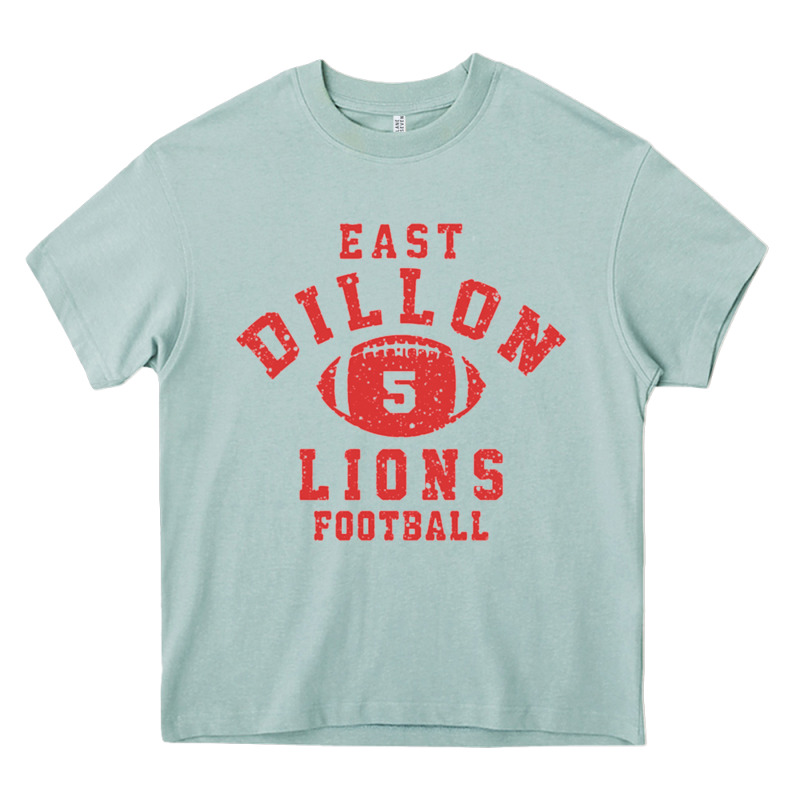Friday Night Lights East Dillon Lions Football Jersey Heavy Core Tee by Craftify | Teevron