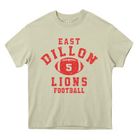 Mossy Friday Night Lights East Dillon Lions Football Jersey Heavy Core Tee - Craftify