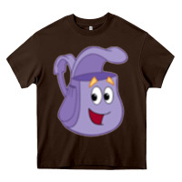 Chocolate Brown dora the backpack   1 Heavy Core Tee - Craftify