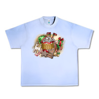 Grape Ice Christmas Elf Urban Heavy Tee - CowhideDigitalArt