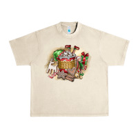 Sandshell Christmas Elf Urban Heavy Tee - CowhideDigitalArt