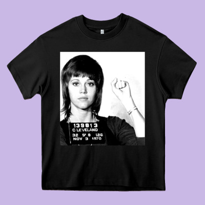 Jane Fonda Mugshot Gift Heavy Core Tee Designed By Craftify