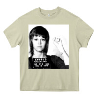Mossy Jane Fonda Mugshot GIFT Heavy Core Tee - Craftify