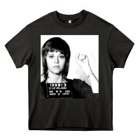 Asphalt Jane Fonda Mugshot GIFT Heavy Core Tee - Craftify
