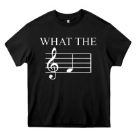 Black what the f note key music humor gift Heavy Core Tee - Craftify