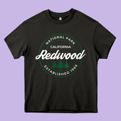 Womens Redwood National Park California Gifts Souvenir Ca V Neck T Shi Heavy Core Tee Designed By Craftify