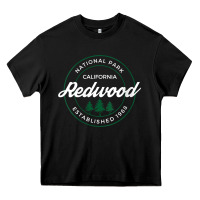 Black womens redwood national park california gifts souvenir ca v neck t shi Heavy Core Tee - Craftify