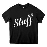 Black stuff Heavy Core Tee - Craftify