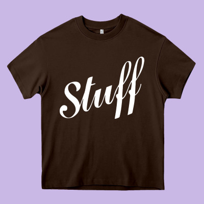 Stuff Heavy Core Tee Designed By Craftify