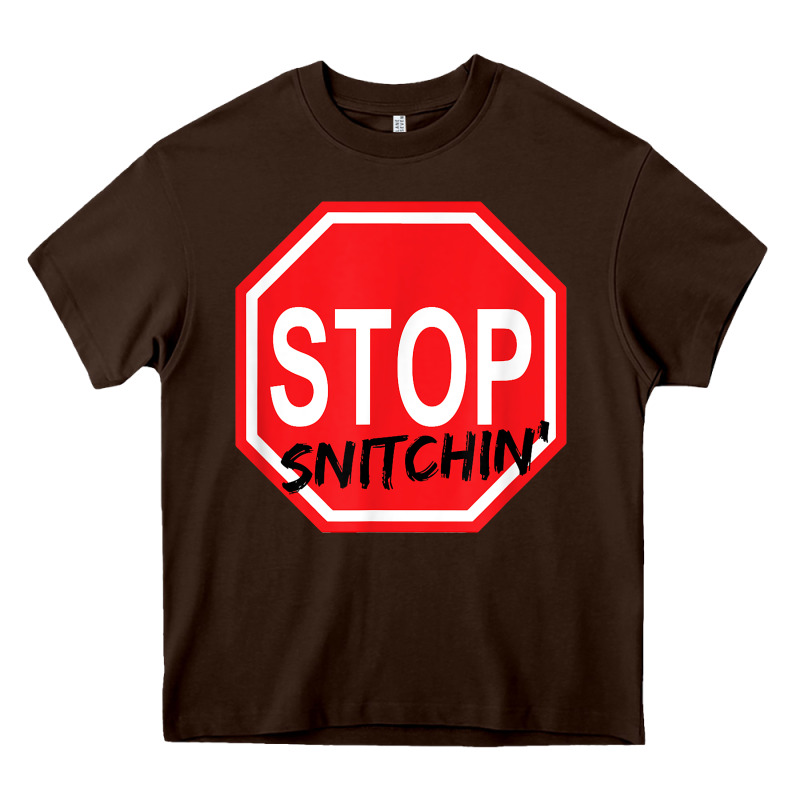 Stop Snitching Stop Snitchin T Shirt Heavy Core Tee by Craftify | Teevron