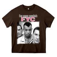 Chocolate Brown Fine young cannibals fyc Heavy Core Tee - Craftify