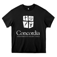 Black Concordia University, St. Paul, apparel Heavy Core Tee - Craftify