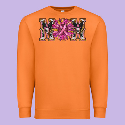 Cancer Sunflower Mom Premium Sweatshirt Designed By Ranaportraitstore