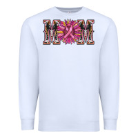 White cancer sunflower mom Premium Sweatshirt - RanaPortraitStore