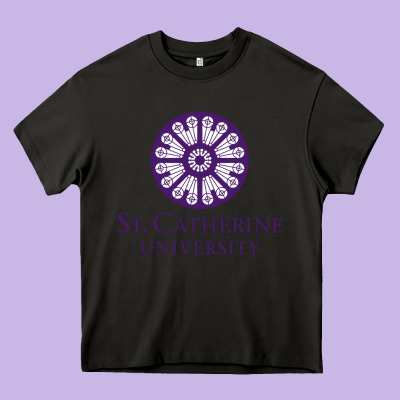 St. Catherine University Heavy Core Tee Designed By Craftify