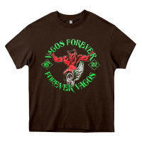 Chocolate Brown Vagos MC Heavy Core Tee - Craftify