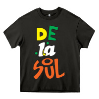 Asphalt De La Soul Print Heavy Core Tee - Craftify