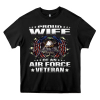 Black proud wife of an air force veteran military vet spouse gifts premium m Heavy Core Tee - Craftify