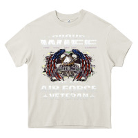 Cream proud wife of an air force veteran military vet spouse gifts premium m Heavy Core Tee - Craftify
