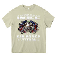 Mossy proud wife of an air force veteran military vet spouse gifts premium m Heavy Core Tee - Craftify