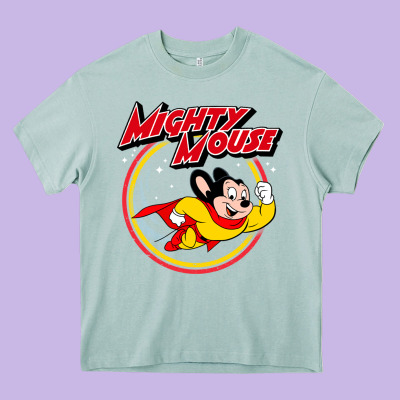 The Mighty Mouse Heavy Core Tee Designed By Inspiradesign