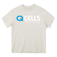 Cream Mesmerizing Q Cells Heavy Core Tee - InspiraDesign