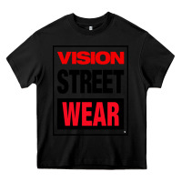 Black VISION STREET WEAR Heavy Core Tee - InspiraDesign