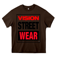 Chocolate Brown VISION STREET WEAR Heavy Core Tee - InspiraDesign