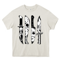 Cream knives horror movie friday halloween horror goth evil t shirt Heavy Core Tee - InspiraDesign