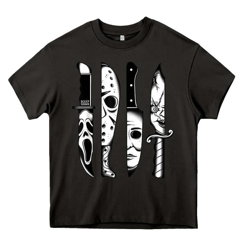 Knives Horror Movie Friday Halloween Horror Goth Evil T Shirt Heavy Core Tee by InspiraDesign | Teevron