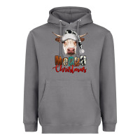 Storm merry christmas hereford cow Heavyweight Hoodie - RanaPortraitStore