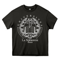 Asphalt Universite Paris La Sorbonne Heavy Core Tee - InspiraDesign
