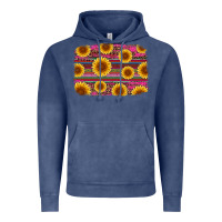 Cinco De Mayo Sunflower Background Vintage Hoodie | Teevron