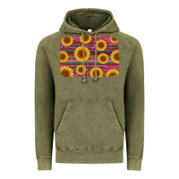 Vintage Olive cinco de mayo sunflower background Vintage Hoodie - Artiststas