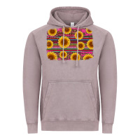 Vintage Zinc cinco de mayo sunflower background Vintage Hoodie - Artiststas